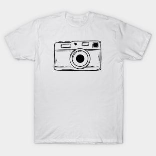 Vintage Camera Sketch T-Shirt